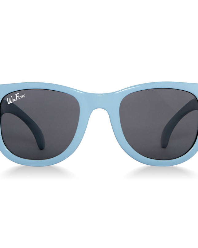 WeeFarer sunglasses — shown on child, multiple color options