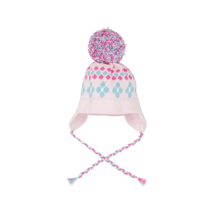 Parrish Pom Pom Hat-Pink