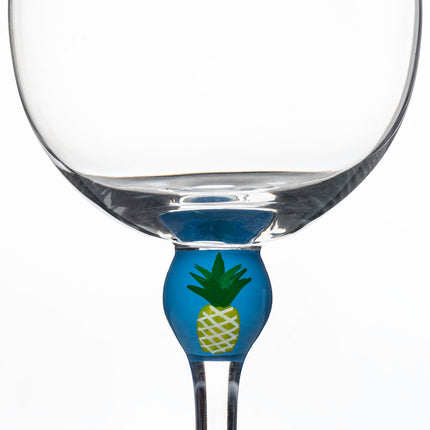 The Giving Glass Pineapple — lifestyle shot on table