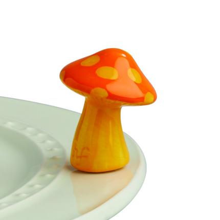 Nora Fleming Funky Fungi Mushroom Mini — fun decorative attachment for Nora Fleming serveware
