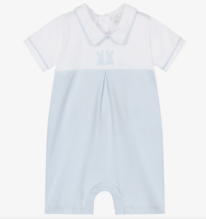 Light Blue & White Bunny  Playsuit