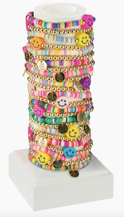 Happy face bracelet — fun playful jewelry, birthday gift for her