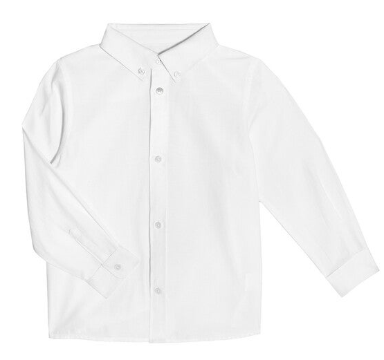 White Buttondown Shirt-Toddler