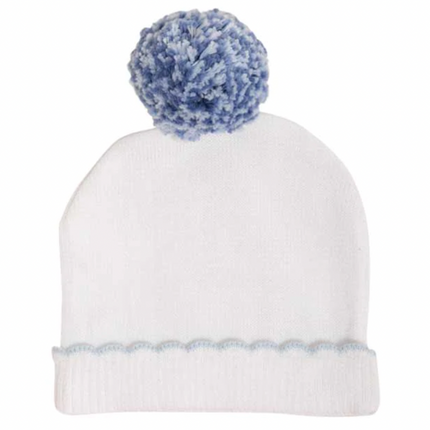 I'm Here hat — shown on newborn