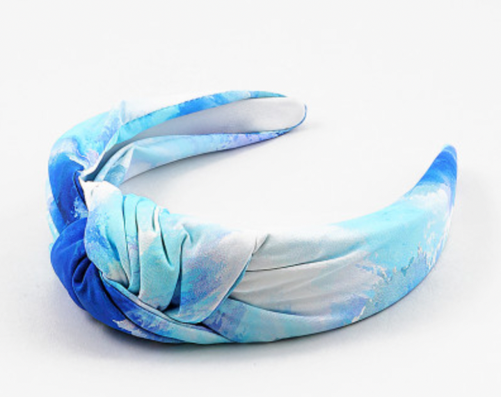 Blue Ocean Knotted Headband