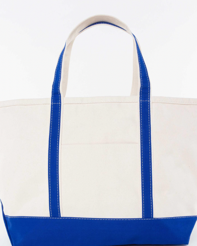 Personalized medium boat bag — multiple color options available