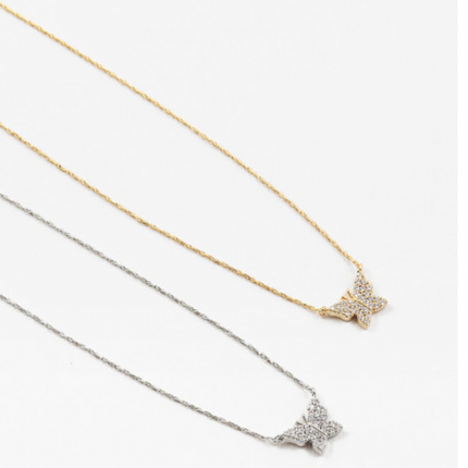 Delicate Butterfly Necklace