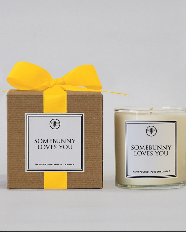 Somebunny Loves You candle — sweet Easter and baby shower gift
