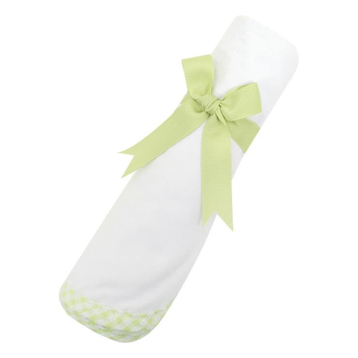 Green Check Swaddle Blanket
