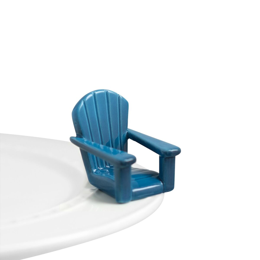 Nora Fleming Mini - Chillin' chair blue