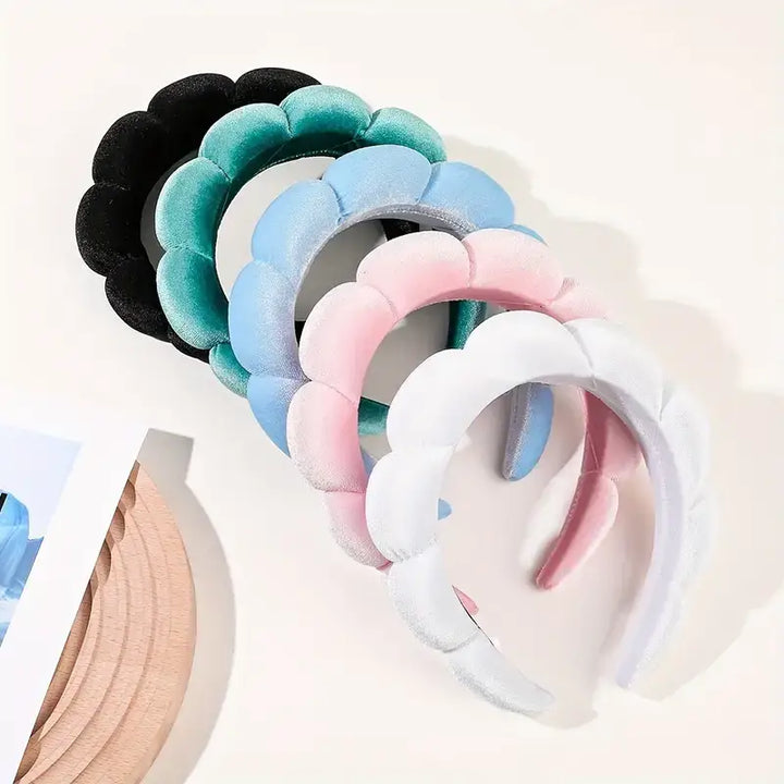 Clouds Spa Headband - Soft Hairband for Skincare and Makeup