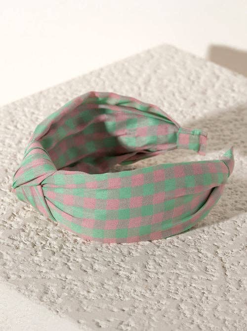 Knotted Check Headband