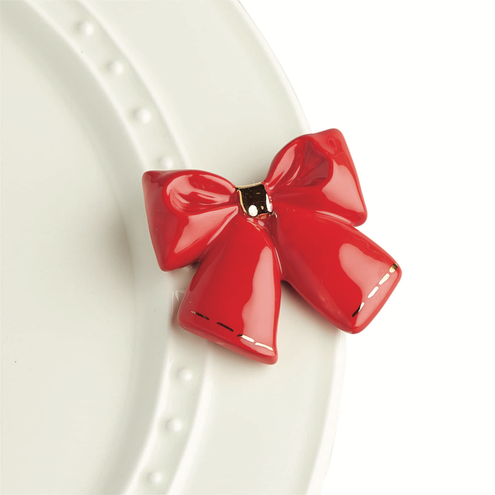 Nora Fleming Minis - Red Bow