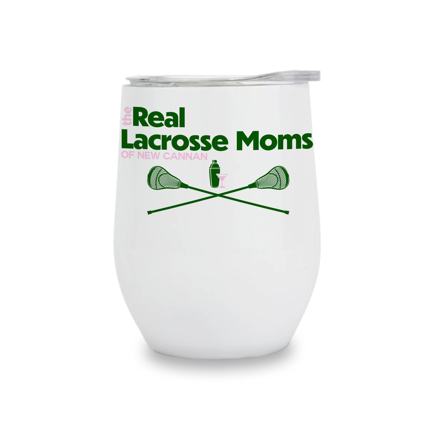 Custom Insulated Wine Tumbler - The Real Lacrosse Moms