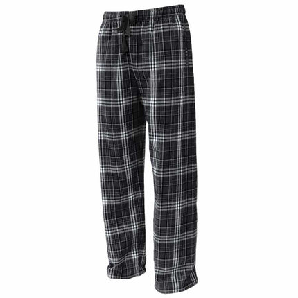 Personalized flannel pajama pant — alternate color with school logo