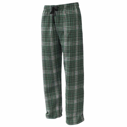 Personalized flannel pajama pant — shown being worn