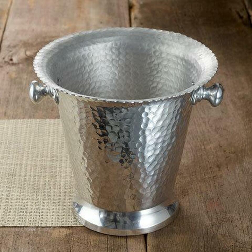 Personalized Hammered Ice Bucket