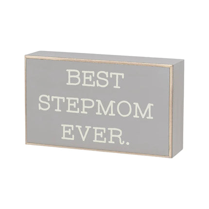 Stepmom Gray Box Sign