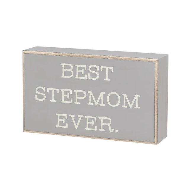 Stepmom Gray Box Sign