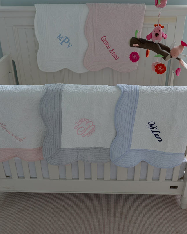 Personalized baby quilt — alternate pattern view